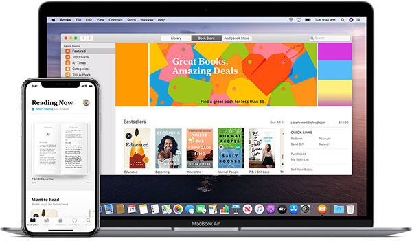 Phần mềm đọc sách Apple books
