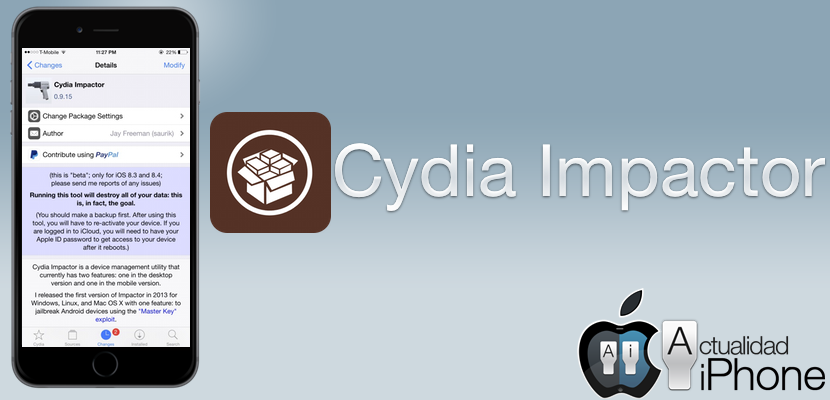 Cài đặt ứng dụng cydia