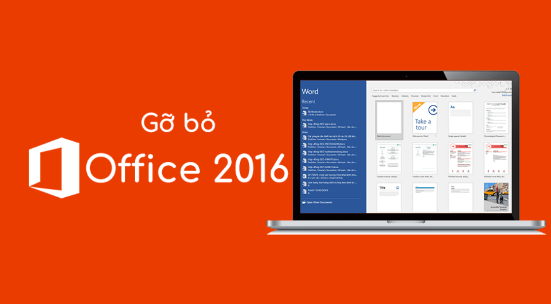 Cách gỡ bỏ Microsoft Office 2016 -