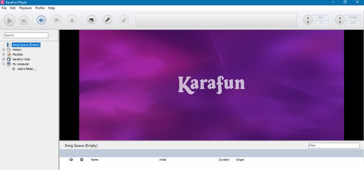 Phần mềm hát karaoke Karafun