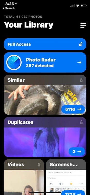 Screenshot showing how to free up iPhone storage for your TikTok downloads.