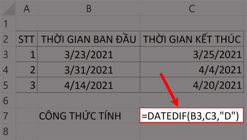 hàm day trong excel 4