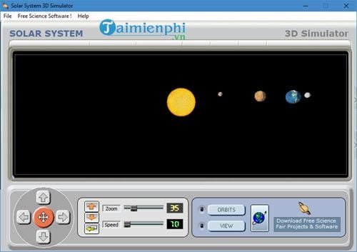 Tải phần mềm mô phỏng hệ mặt trời 9