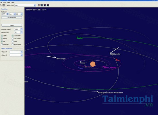 Tải phần mềm mô phỏng hệ mặt trời 4
