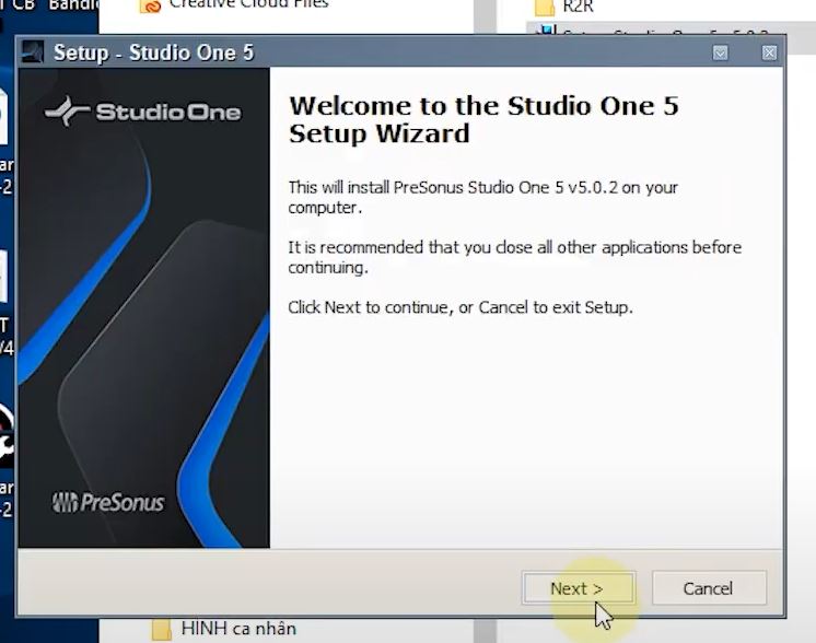 Hướng dẫn cài đặt phần mềm Studio One 5
