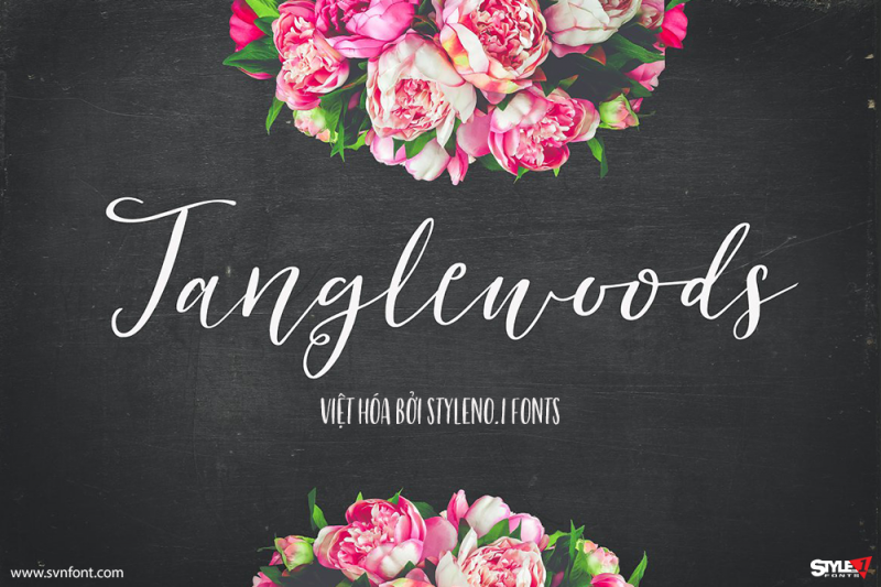 Font wedding việt hóa - SVN-Tanglewoods