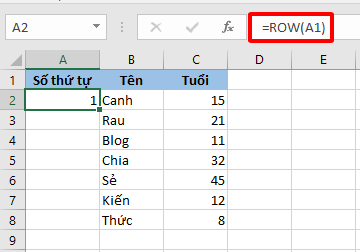 Hướng dẫn đánh số thứ tự tự động trong Excel hình 8