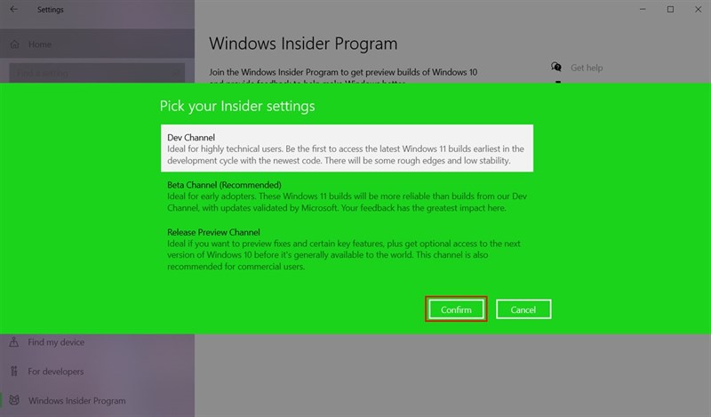 Cách cập nhật Windows 11 Insider Preview-4