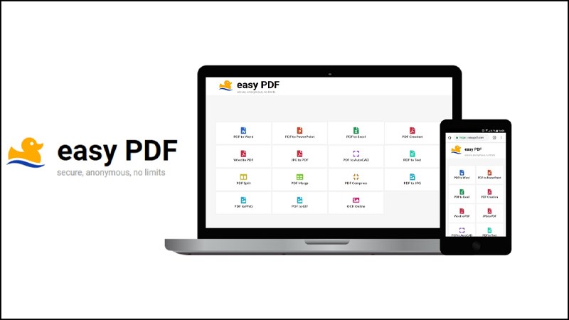 Easypdf.com là một trong những website hỗ trợ chuyển ảnh sang PDF, Word trực tuyến miễn phí và được nhiều người tin dùng