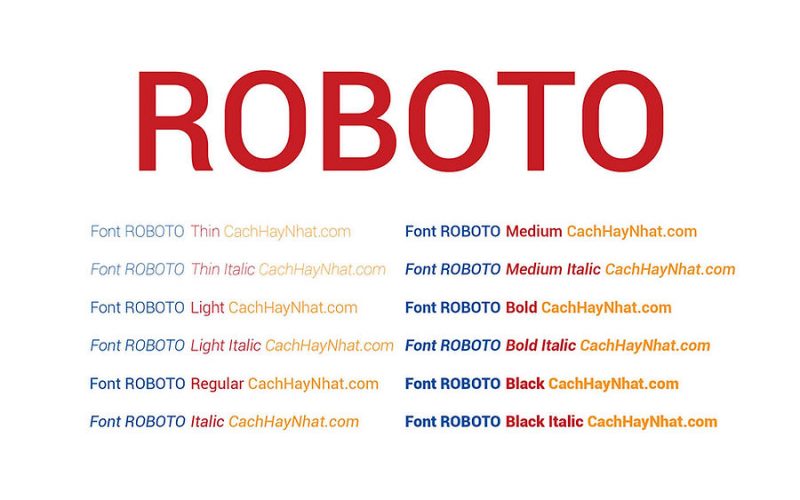 Font Roboto