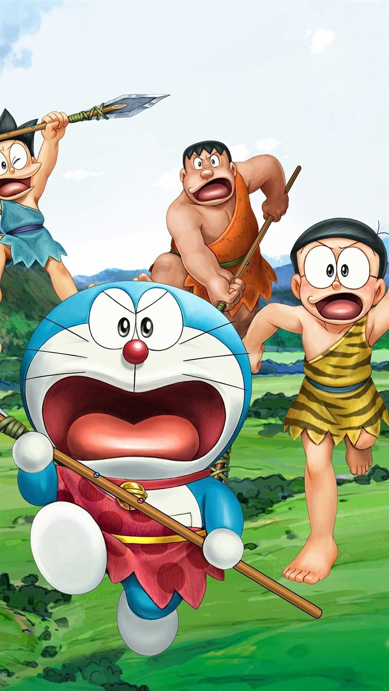 Ảnh nền Doraemon - Nobita 2 (Kích thước: 1080 x 1920)