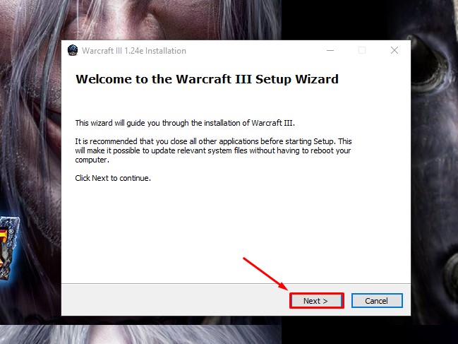 Hướng dẫn cài đặt Warcraft 3 1.24e
