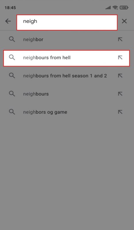 Gõ từ khóa Neighbour From Hell 1