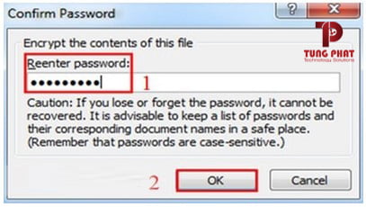 cách cài mật khẩu file excel