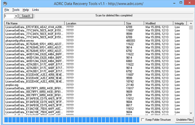 Phần mềm khôi phục dữ liệu ADRC Data Recovery Tools