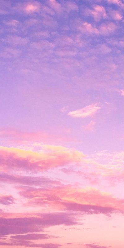 HÌnh nền bầu trời màu hồng dễ thương cho điện thoại