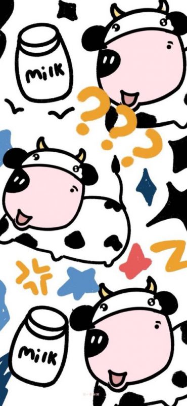 Top 50+ Hình nền bò sữa Cute đẹp, đáng yêu và dễ thương nhất 15