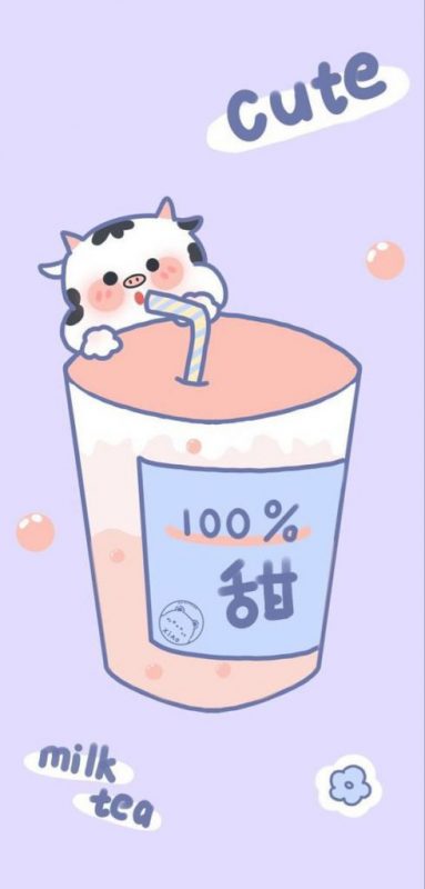 Top 50+ Hình nền bò sữa Cute đẹp, đáng yêu và dễ thương nhất 18