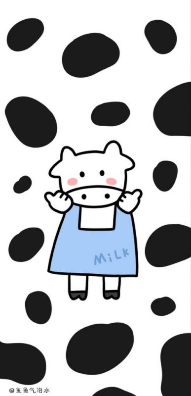 Top 50+ Hình nền bò sữa Cute đẹp, đáng yêu và dễ thương nhất 29