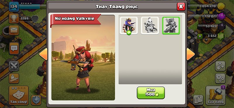 Skin tướng trong Clash of Clans