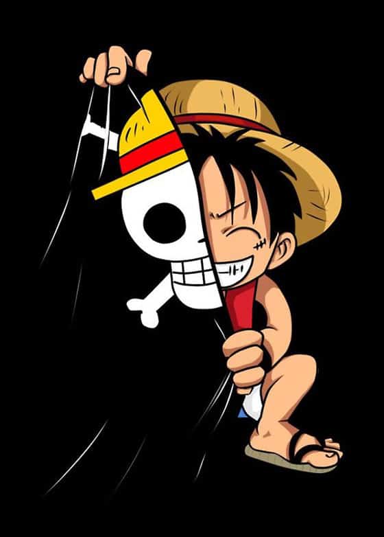 Hình One Piece Luffy Cute ngầu độc đáo