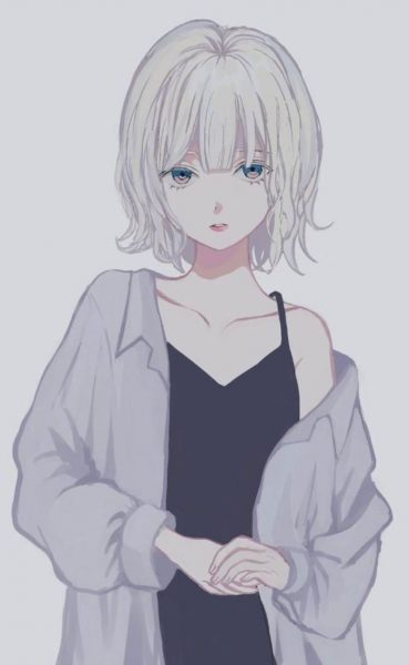 Hình ảnh đại diện avt anime cô gái tóc ngắn