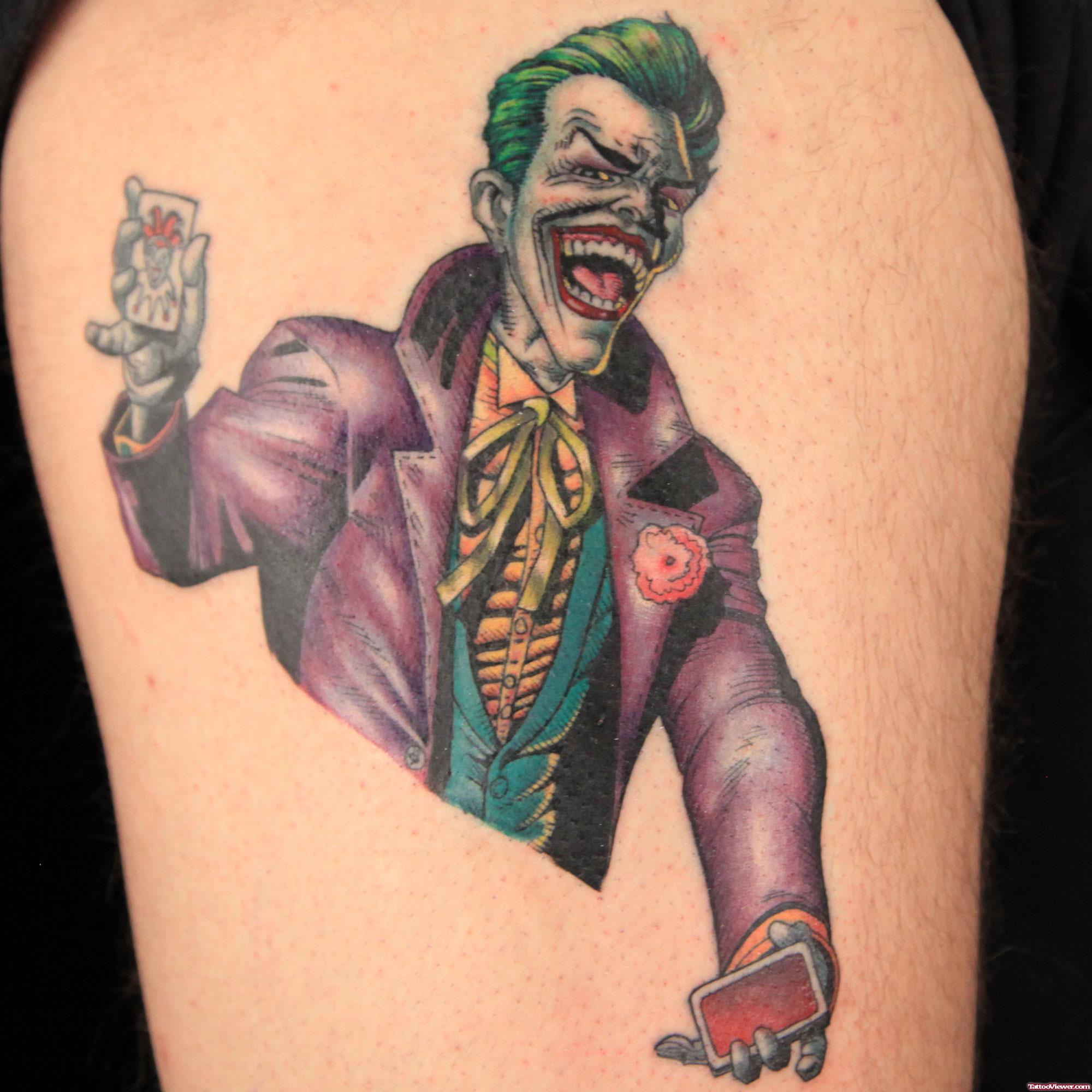 Tổng hợp các mẫu hình xăm Joker đầy bí ẩn và cực kì cuốn hút