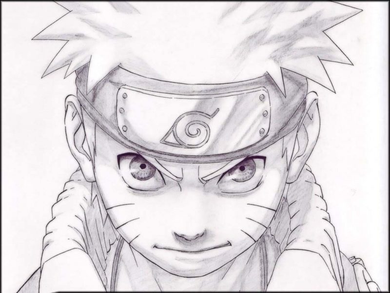 Vẽ tranh anime đẹp Naruto siêu thật