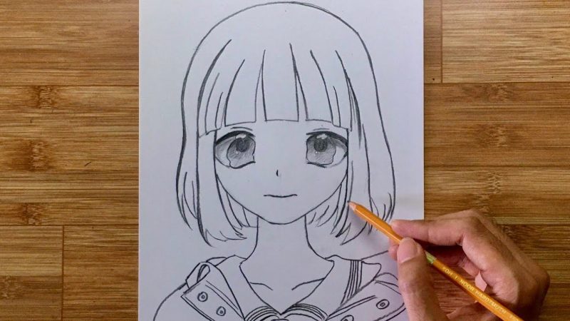 Vẽ tranh anime đơn giản
