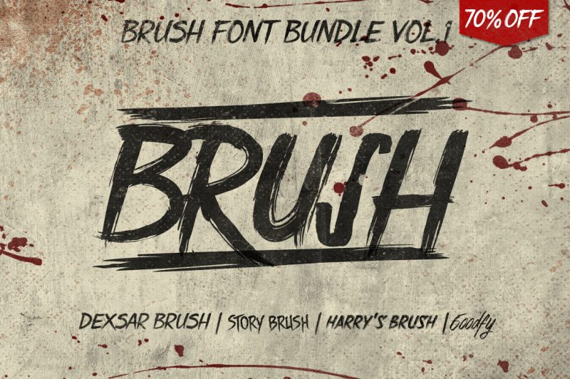 dexsarharryfonts] Brush Font Bundle - $35 » PhongChuViet