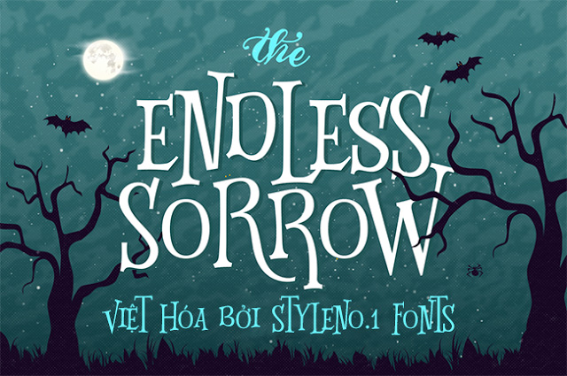 Font chữ Halloween : Endless Sorrow Việt hóa