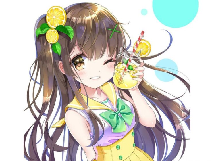 avatar anime cô gái mùa hè