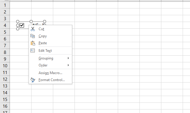 Cách làm, cách tạo checklist trong Excel 9