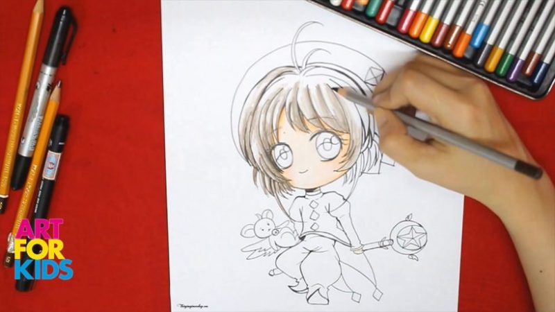 Cách vẽ chibi nhân vật hoạt hình