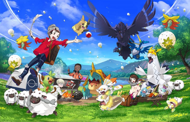 Hình ảnh biệt đội Pokemon cực đẹp đang đi picnic