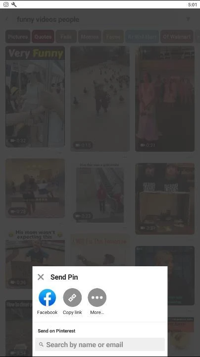 Hướng dẫn cách lưu video trên Pinterest về điện thoại Android
