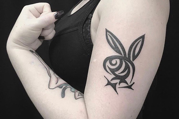 playboy rabbit tattoo độc đáo