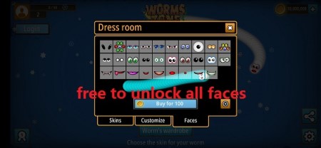 Tải Worms Zone io mod vô hạn tiền